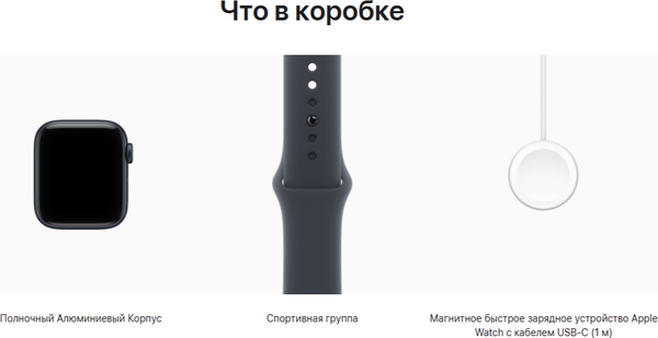 Изображение товара Умные часы Apple Watch SE 3 GPS 40mm (полуночный/полуночный спортивный ремешок S/M)