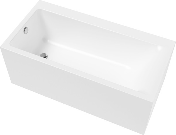 Изображение товара Ванна акриловая Lauter Seraphina 170x80 / 2112170L (с ножками, лицевым экраном и сифоном 21Y11020 хром)