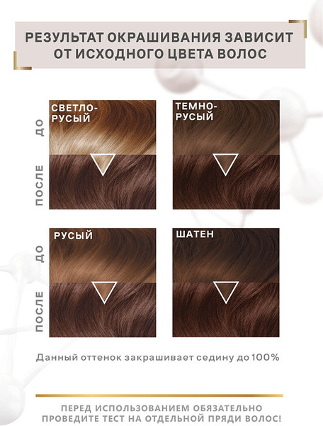 Изображение товара Крем-краска для волос Studio Professional 3D Holography 3.4 (50мл, горький шоколад)