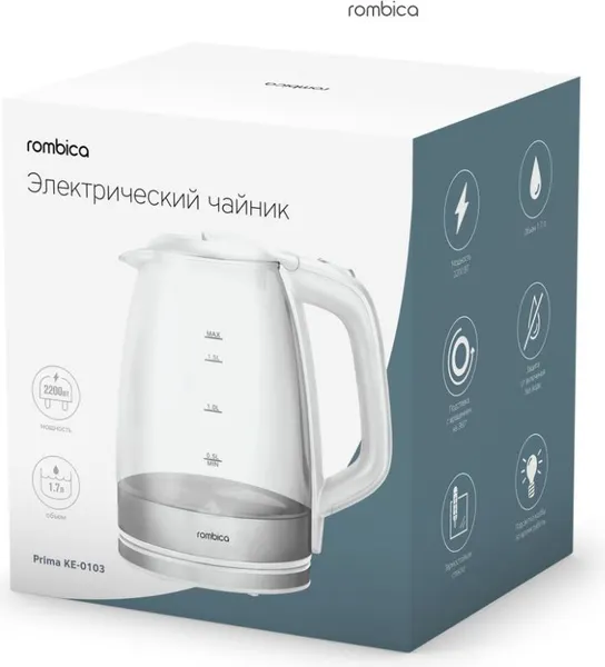 Изображение товара Электрочайник Rombica Prima KE-0103