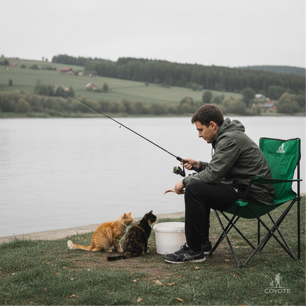 Изображение товара Комплект кресел складных Coyote HKC-1001A (4шт, зеленый)