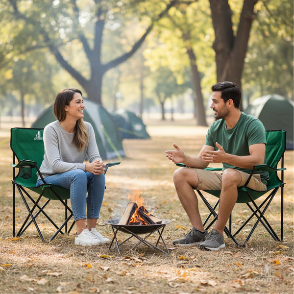 Изображение товара Комплект кресел складных Coyote HKC-1001A (4шт, зеленый)