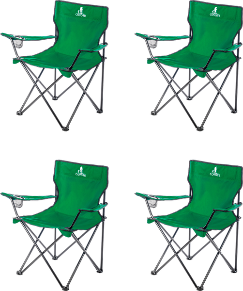 Изображение товара Комплект кресел складных Coyote HKC-1001A (4шт, зеленый)