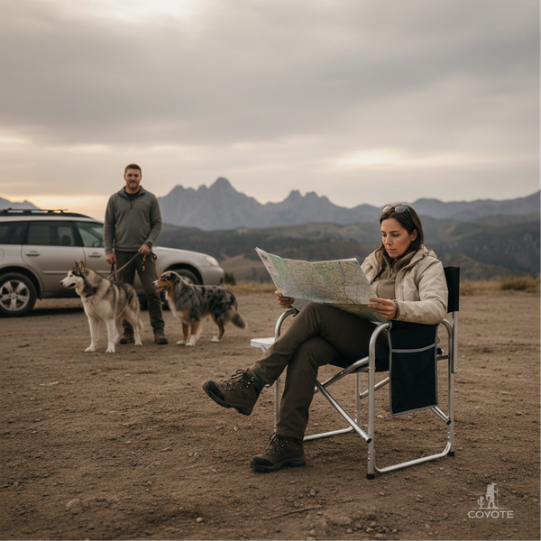 Изображение товара Комплект кресел складных Coyote HKC-1046 (4шт, черный)