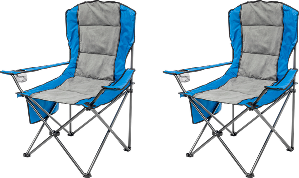 Изображение товара Комплект кресел складных Sundays ZC-CC008 (2шт, синий/серый)