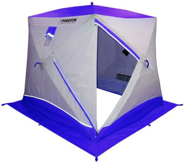 Изображение товара Палатка Пингвин Shelters Призма Brand New 200x185 Композит (белый/синий)