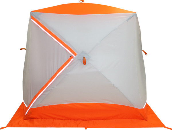 Изображение товара Палатка Пингвин Shelters Призма Brand New 200x185 Композит (белый/оранжевый)
