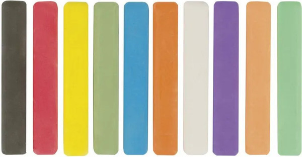 Изображение товара Мел канцелярский Пифагор 221168 (10шт, цветной)