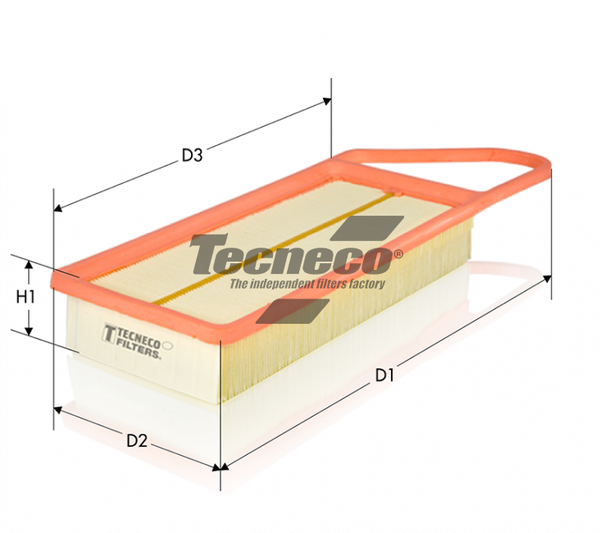 Изображение товара Воздушный фильтр TECNECO AR2075PM