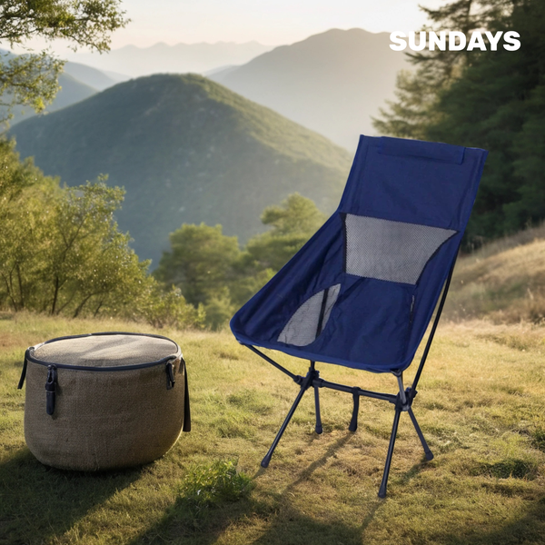 Изображение товара Комплект кресел складных Sundays Для кемпинга / OG2967NV (4шт, темно-синий)