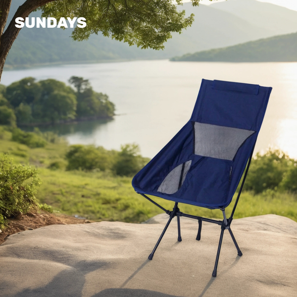 Изображение товара Комплект кресел складных Sundays Для кемпинга / OG2967NV (4шт, темно-синий)
