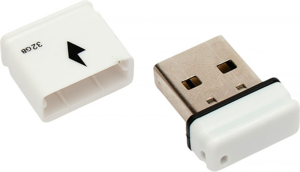 Изображение товара USB flash накопитель Gembird 32GB GFL-2.0-32mini (белый)