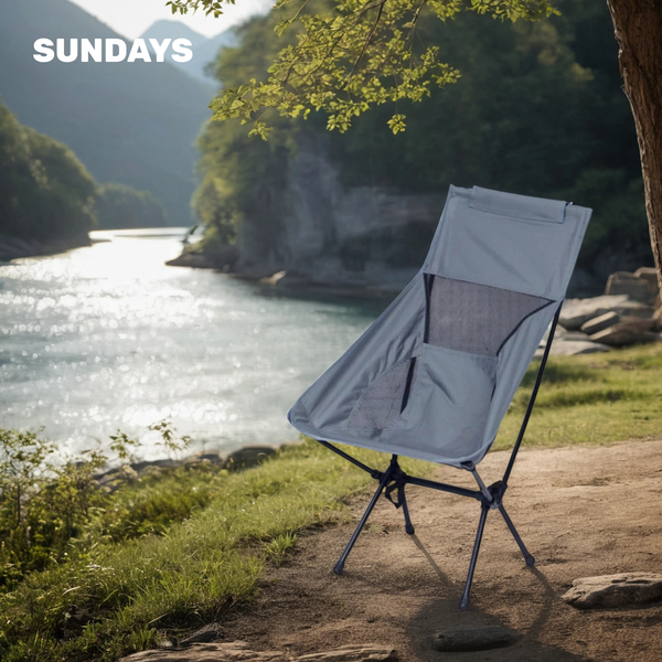 Изображение товара Комплект кресел складных Sundays Для кемпинга / OG2967H (4шт, серый)