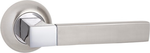 Изображение товара Ручка дверная Ajax furniture R.JR54.Fusion SN/CP-3 (матовый никель/хром)