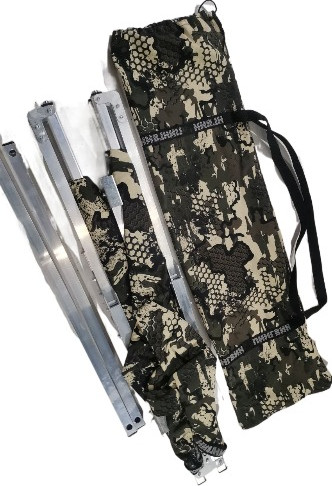 Изображение товара Раскладушка Пингвин Shelters Складная алюминиевая в чехле 195x75 / 00371