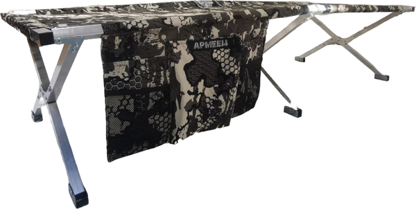 Изображение товара Раскладушка Пингвин Shelters Армеец с органайзером 195x75 / 01446