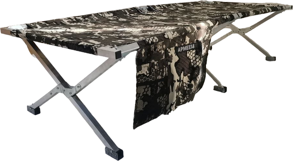 Изображение товара Раскладушка Пингвин Shelters Армеец с органайзером 205x75 / 01453