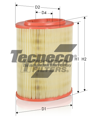 Изображение товара Воздушный фильтр TECNECO AR190OV