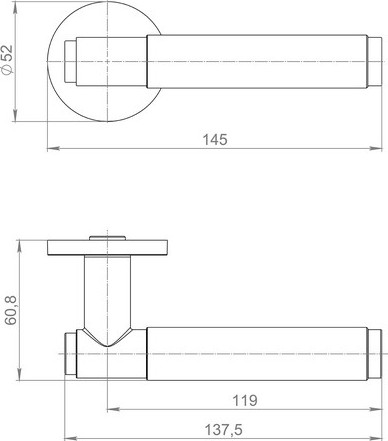 Изображение товара Ручка дверная Armadillo R.URS52.ROLL FSG-39 (флорентийское золото)