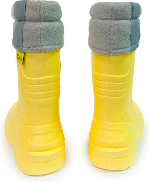 Изображение товара Резиновые сапоги детские O'rain 38(СЕ)220УФ (р.33-34, желтый/серый)