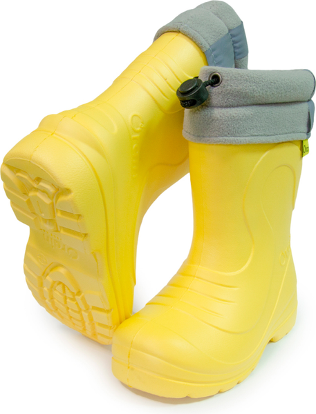 Изображение товара Резиновые сапоги детские O'rain 38(СЕ)220УФ (р.33-34, желтый/серый)
