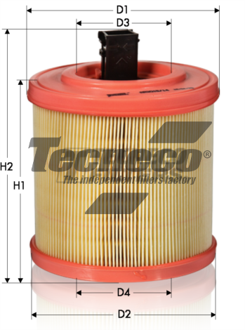 Изображение товара Воздушный фильтр TECNECO AR3015/14