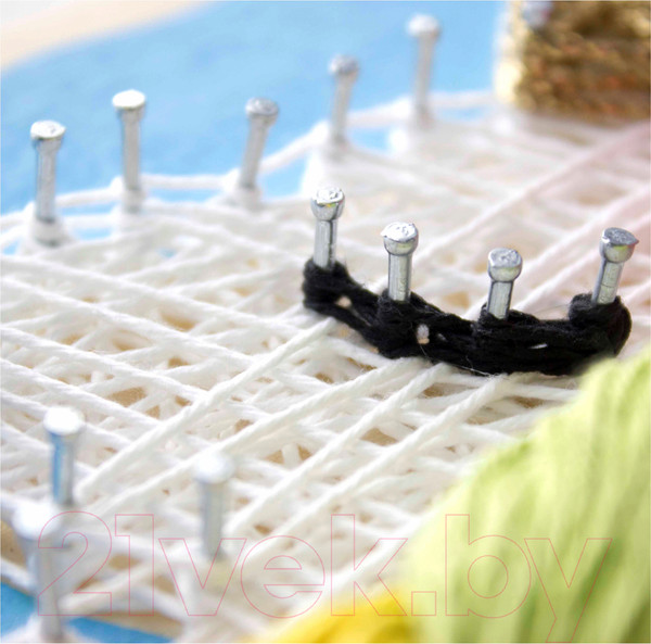 Изображение товара Набор для творчества «изонить» Woody Цвик-арт Единорог Цветочек / 02451