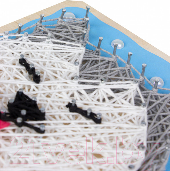 Изображение товара Набор для творчества «изонить» Woody Цвик-арт Хаски / 02413