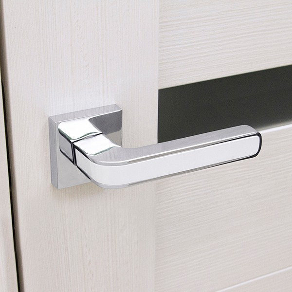 Изображение товара Ручка дверная Fuaro K.DM51.NEO CP/WH-19 (хром/белый)