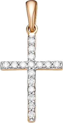 Изображение товара Подвеска из красного золота 7 КАРАТ П32412-056К14