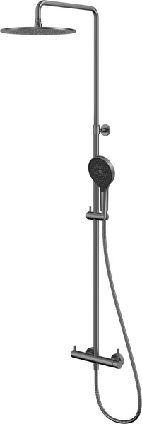 Изображение товара Душевая система со смесителем Whitecross Y1244TOPGM (оружейная сталь)
