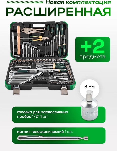 Изображение товара Универсальный набор инструментов RockForce RF-41421+2 (63203)