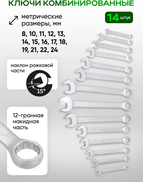 Изображение товара Универсальный набор инструментов RockForce RF-41802+2 (63204)