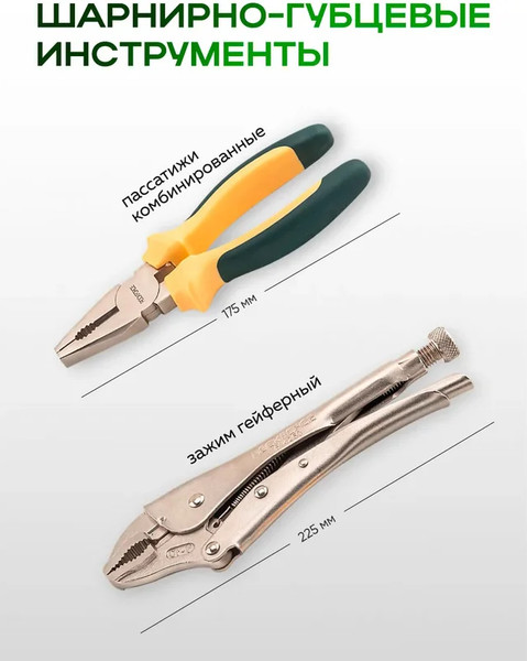 Изображение товара Универсальный набор инструментов RockForce RF-42022+2 (63205)