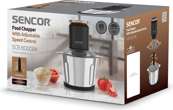 Изображение товара Измельчитель-чоппер Sencor SCB 8000BK