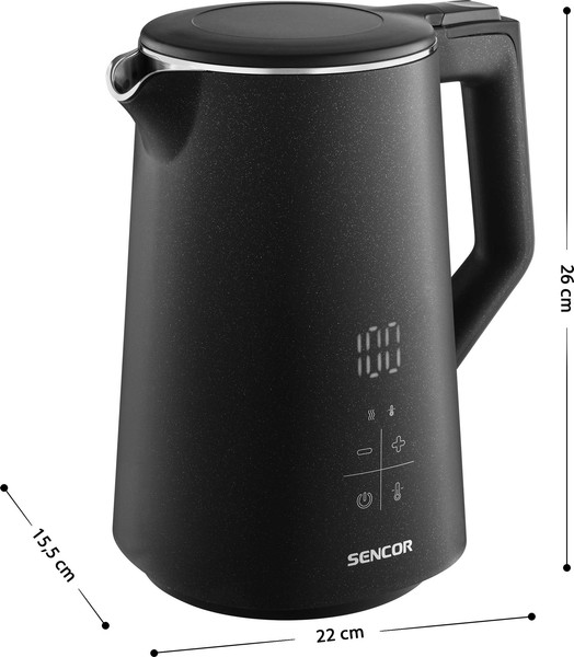 Изображение товара Электрочайник Sencor SWK 0600BK
