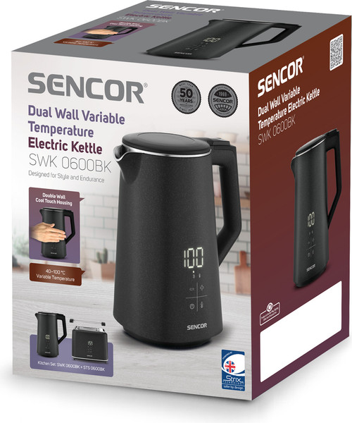 Изображение товара Электрочайник Sencor SWK 0600BK