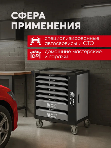 Изображение товара Универсальный набор инструментов ForceKraft FK-55313 (63018)