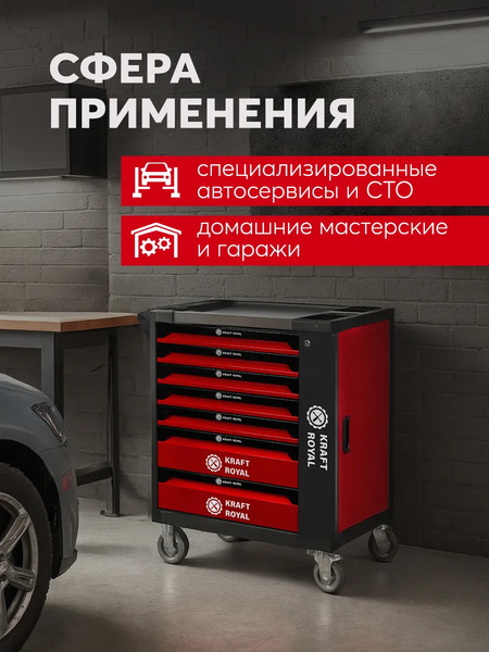 Изображение товара Универсальный набор инструментов ForceKraft FK-55314 (63019)