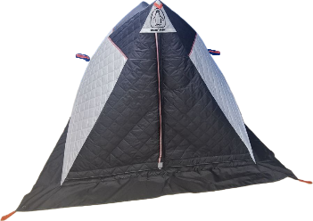 Изображение товара Палатка Пингвин Shelters Двускатная утепленная палатка 200x190 / 00752 (белый/серый)