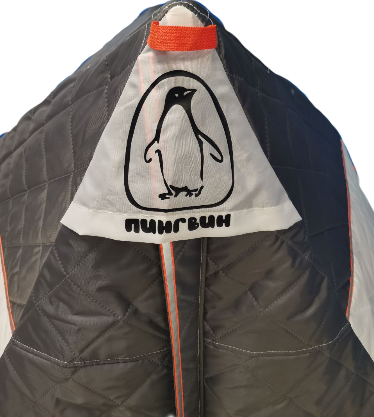 Изображение товара Палатка Пингвин Shelters Двускатная утепленная палатка 200x190 / 00752 (белый/серый)