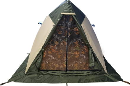 Изображение товара Палатка Пингвин Shelters Всесезонная двускатная 200x190 / 11752 (хаки/бежевый)