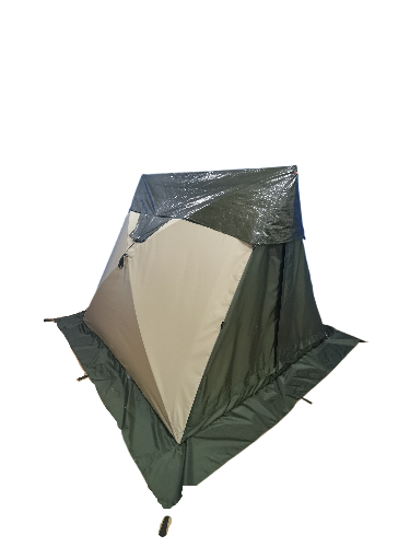 Изображение товара Палатка Пингвин Shelters Всесезонная двускатная 200x190 / 11752 (хаки/бежевый)