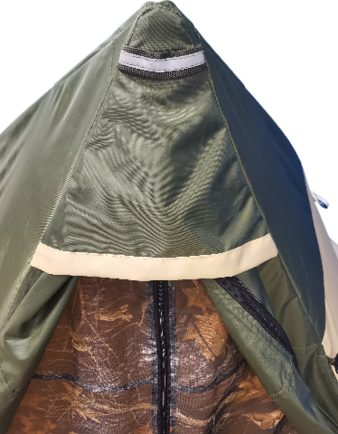 Изображение товара Палатка Пингвин Shelters Всесезонная двускатная 200x190 / 11752 (хаки/бежевый)