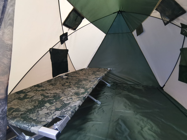 Изображение товара Палатка Пингвин Shelters Всесезонная двускатная 200x190 / 11752 (хаки/бежевый)