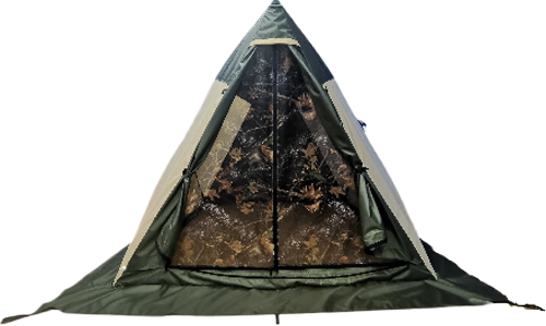 Изображение товара Палатка Пингвин Shelters Всесезонная двускатная 200x190 / 11752 (хаки/бежевый)