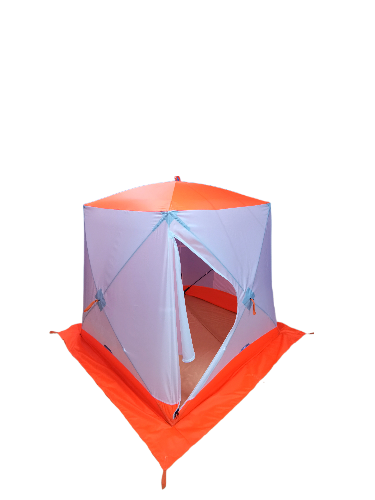 Изображение товара Палатка Пингвин Shelters MrFisher 1.7x1.7 в чехле (белый/оранжевый)