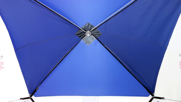 Изображение товара Палатка Пингвин Shelters Призма Премиум 1-слойная 215x215 Композит (белый/синий)