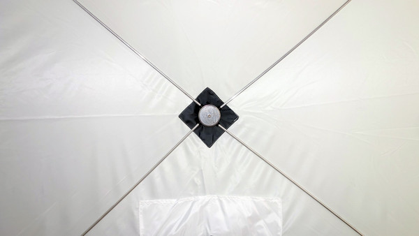 Изображение товара Палатка Пингвин Shelters Призма Премиум 1-слойная 215x215 Композит (белый/синий)