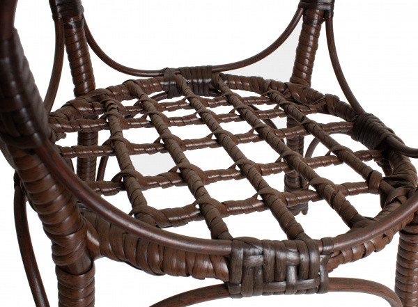 Изображение товара Кофейный столик садовый M-Group Анапа 60 см (коричневый)